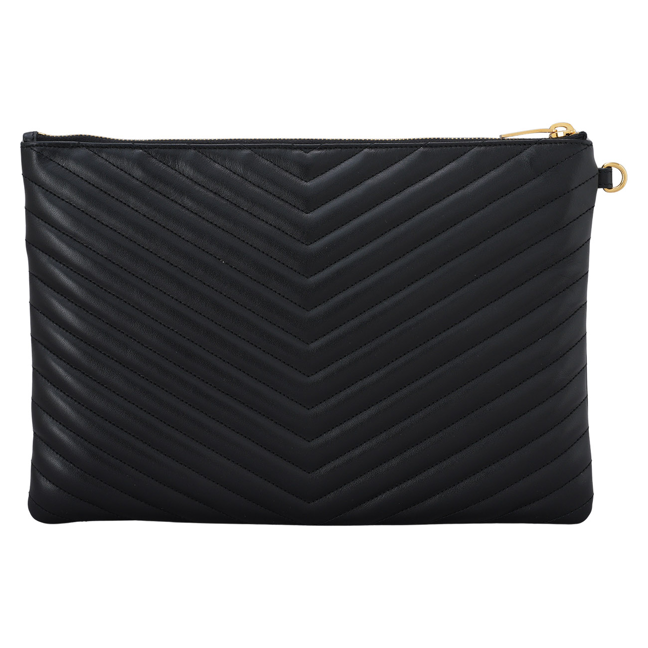 YVES SAINT LAURENT(USED)생로랑 559193 모노그램 쉐브론 클러치